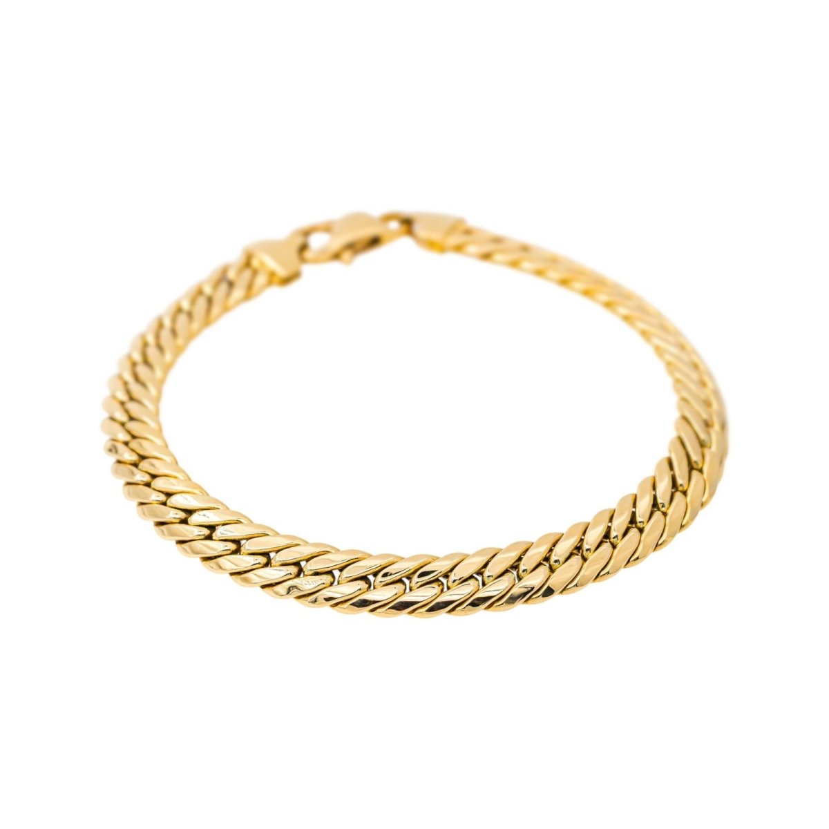 Bracelet maille Anglaise Or jaune - Castafiore