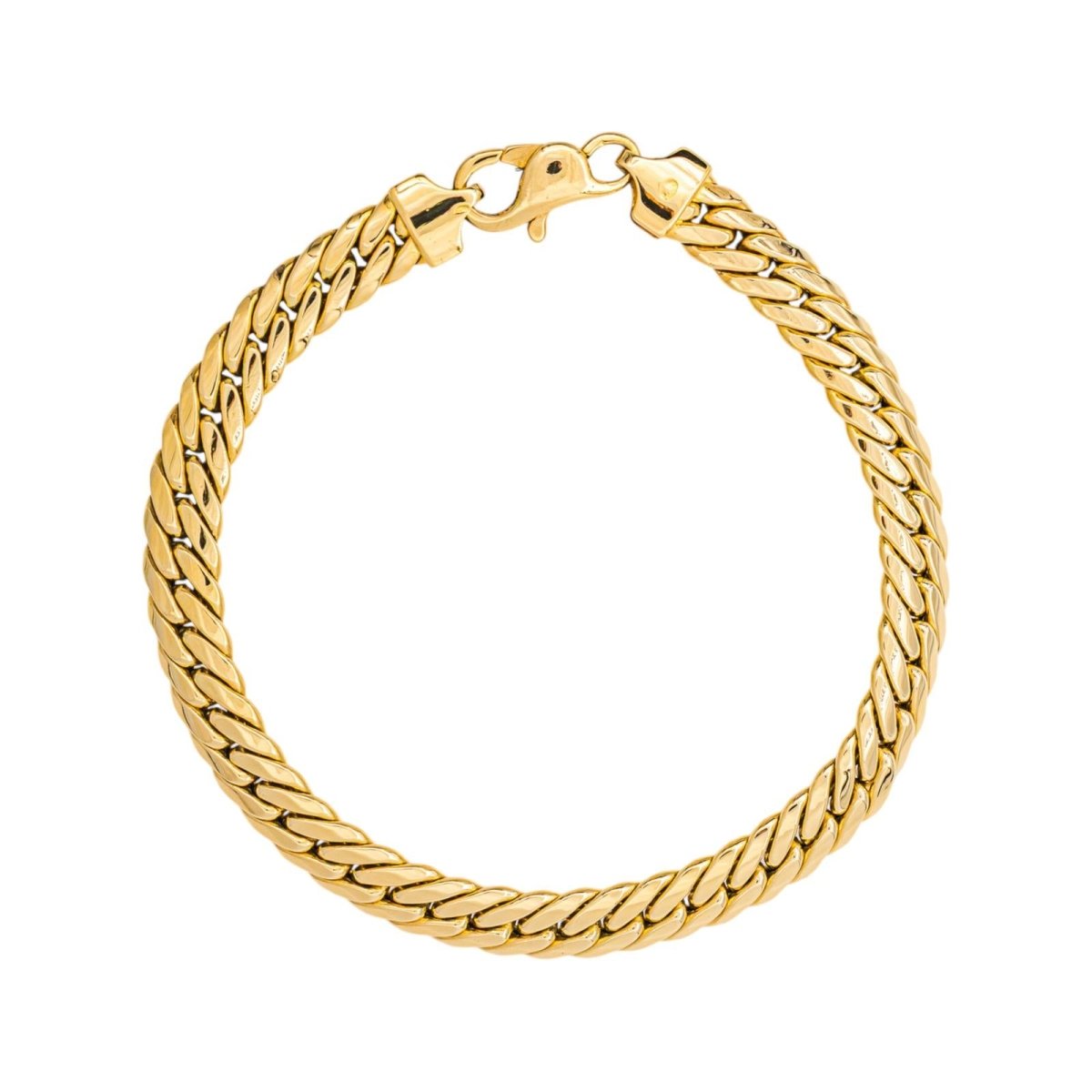 Bracelet maille Anglaise Or jaune - Castafiore