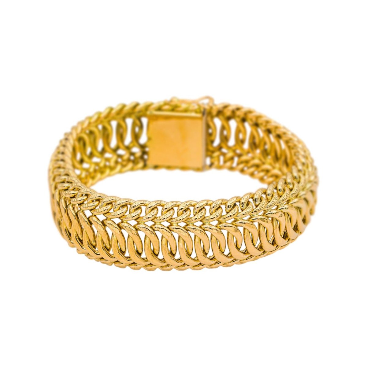 Bracelet Maille anglaise Or jaune - Castafiore