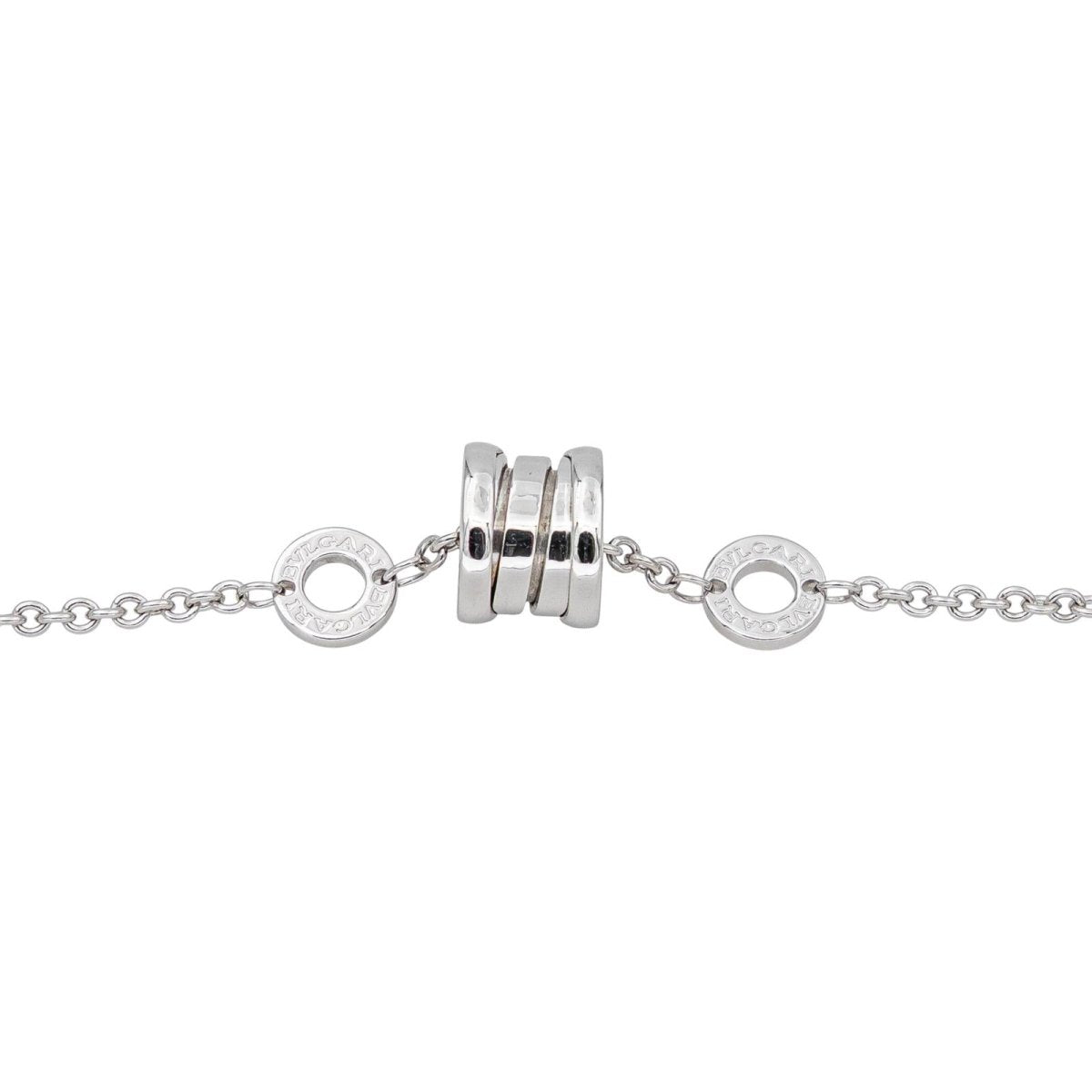Bracelet Maille BULGARI "B.Zero1" en or blanc - Castafiore