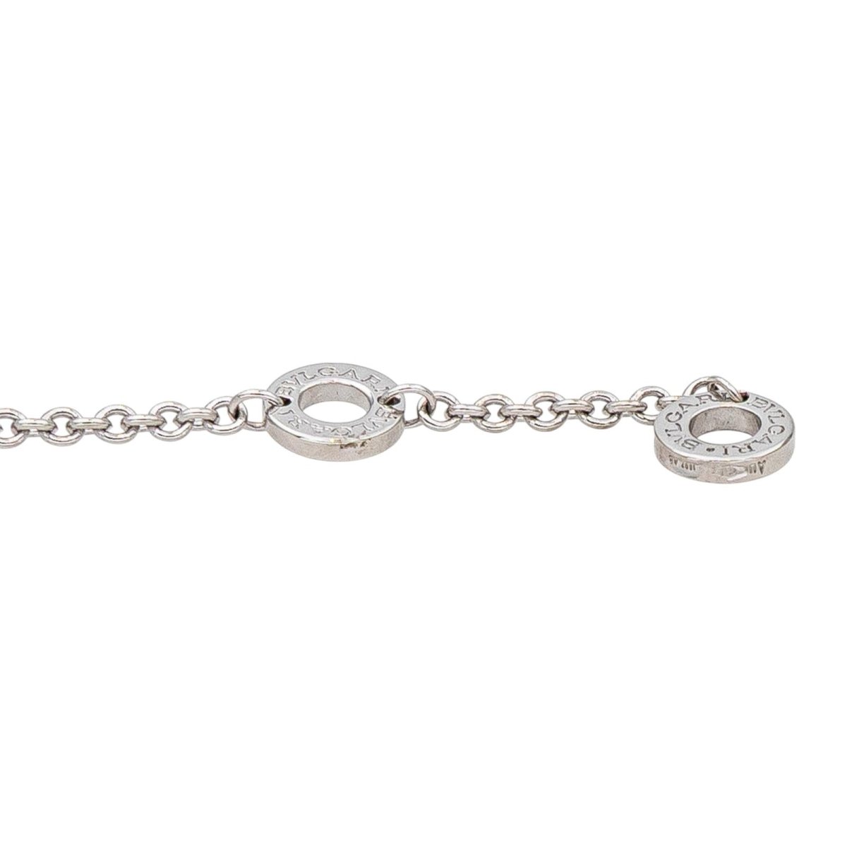 Bracelet Maille BULGARI "B.Zero1" en or blanc - Castafiore