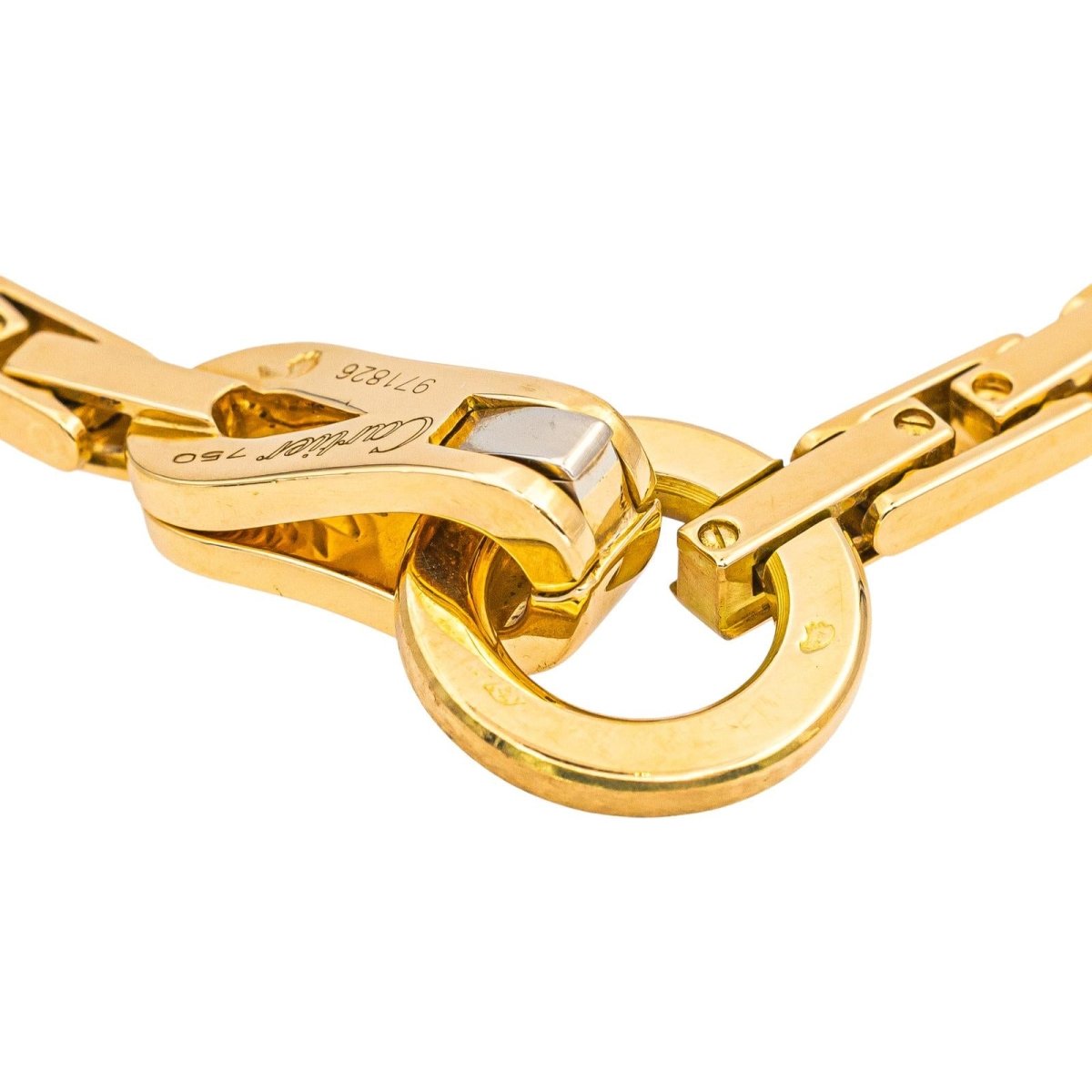 Bracelet Maille CARTIER "Agrafe" en or jaune - Castafiore