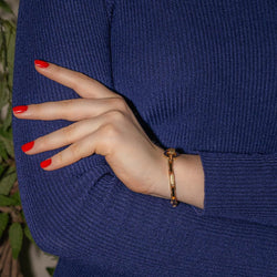 Bracelet Maille CARTIER "Agrafe" en or jaune - Castafiore