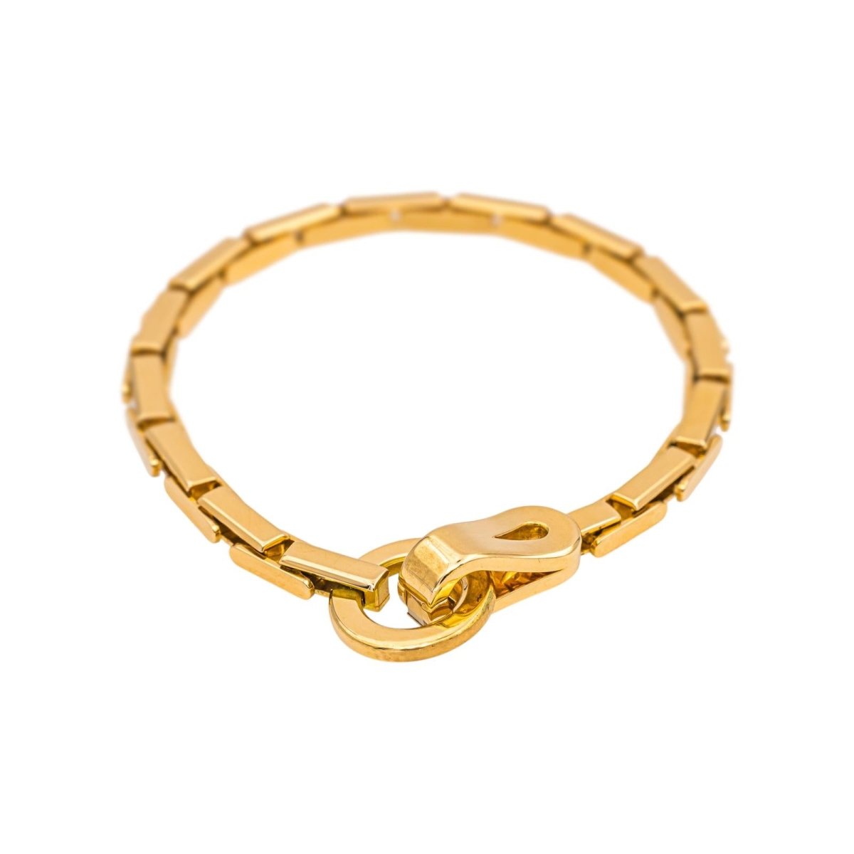 Bracelet Maille CARTIER "Agrafe" en or jaune - Castafiore