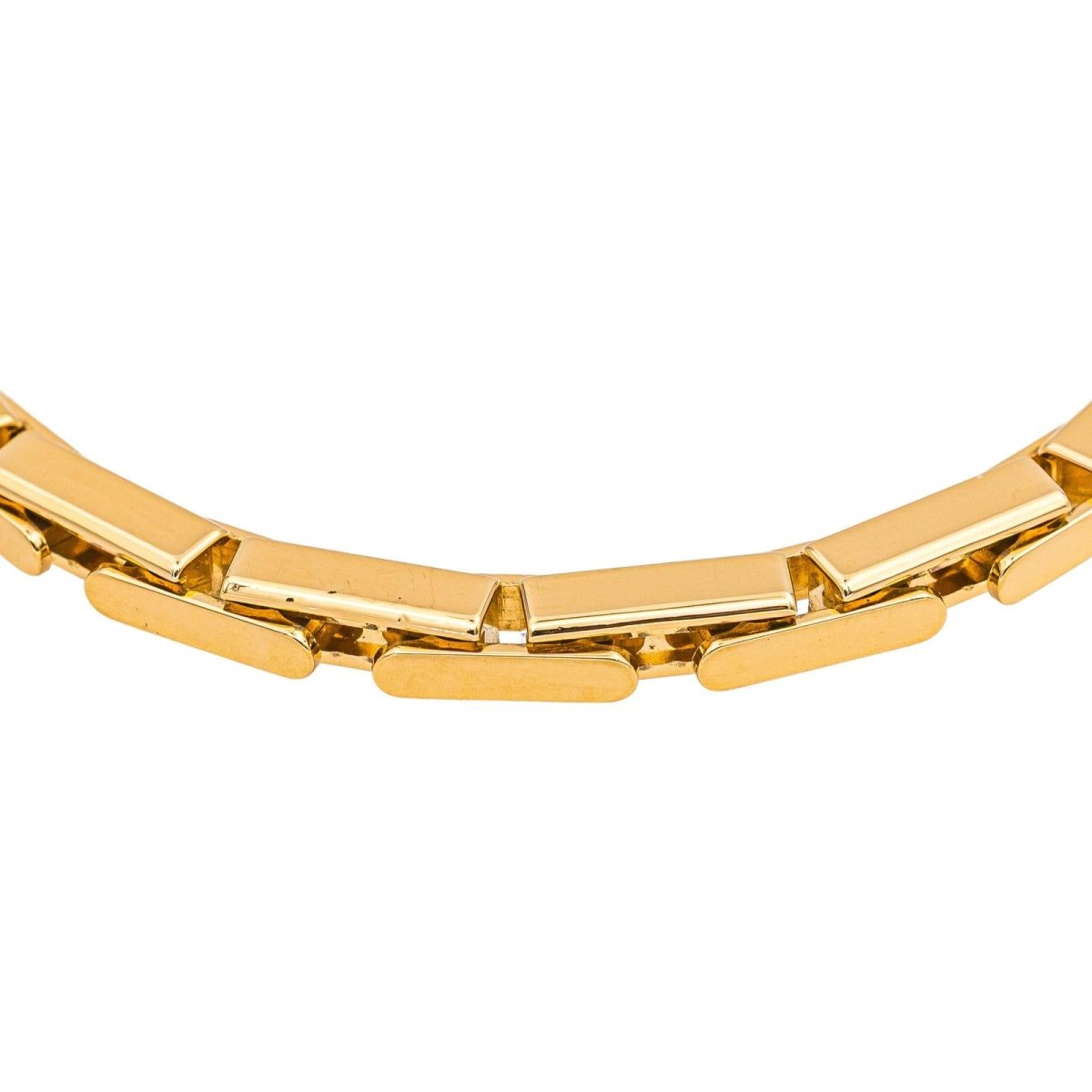Bracelet Maille CARTIER "Agrafe" en or jaune - Castafiore