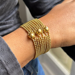 Bracelet Maille CARTIER "Draperie" en or jaune - Castafiore