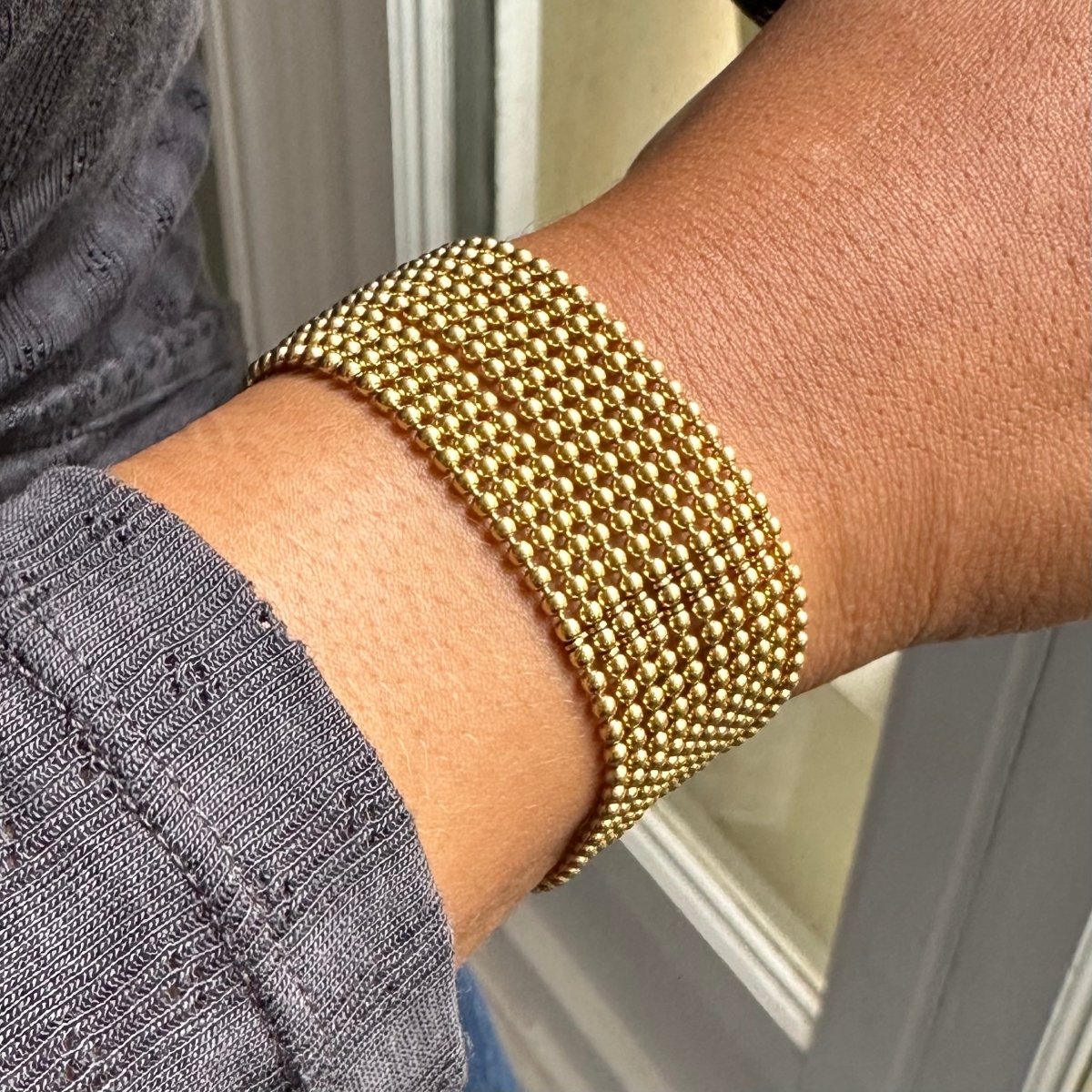 Bracelet Maille CARTIER "Draperie" en or jaune - Castafiore