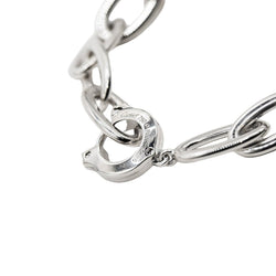 Bracelet Maille CARTIER en or blanc et diamants - Castafiore