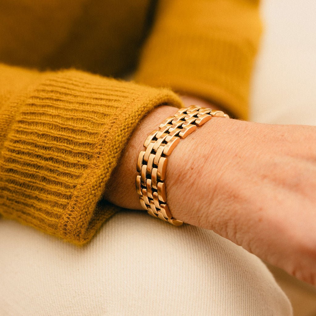 Bracelet Maille CARTIER en or jaune - Castafiore