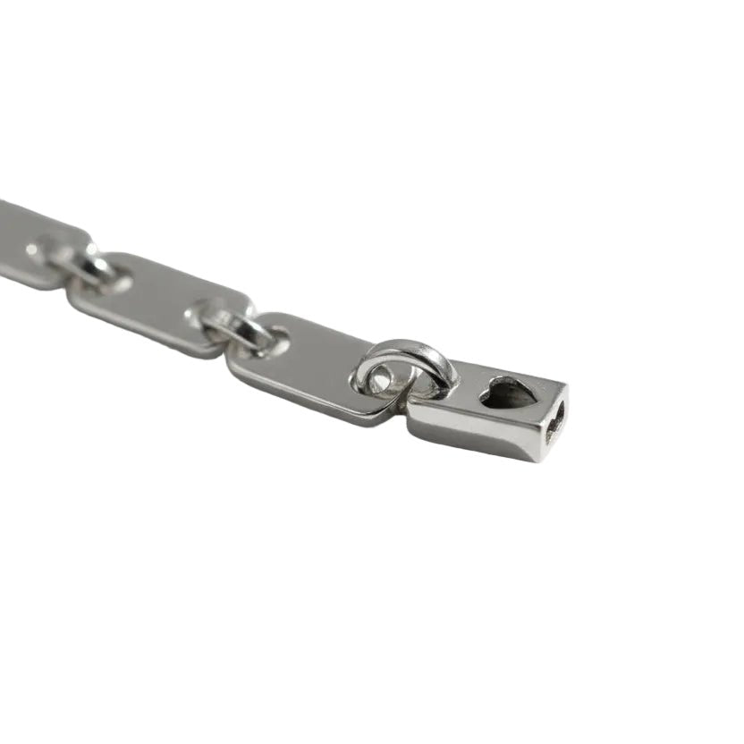 Bracelet Maille CARTIER "Fidelity" en or blanc - Castafiore