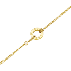 Bracelet Maille CARTIER "Love" en or rose et diamants - Castafiore