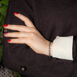 Bracelet Maille CHAUMET en or blanc - Castafiore