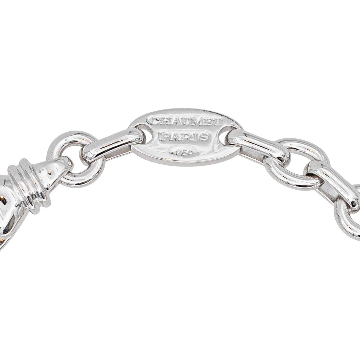 Bracelet Maille CHAUMET en or blanc - Castafiore