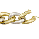 Bracelet Maille CHAUMET "gros maillons" en deux tons d'or - Castafiore