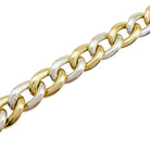 Bracelet Maille CHAUMET "gros maillons" en deux tons d'or - Castafiore