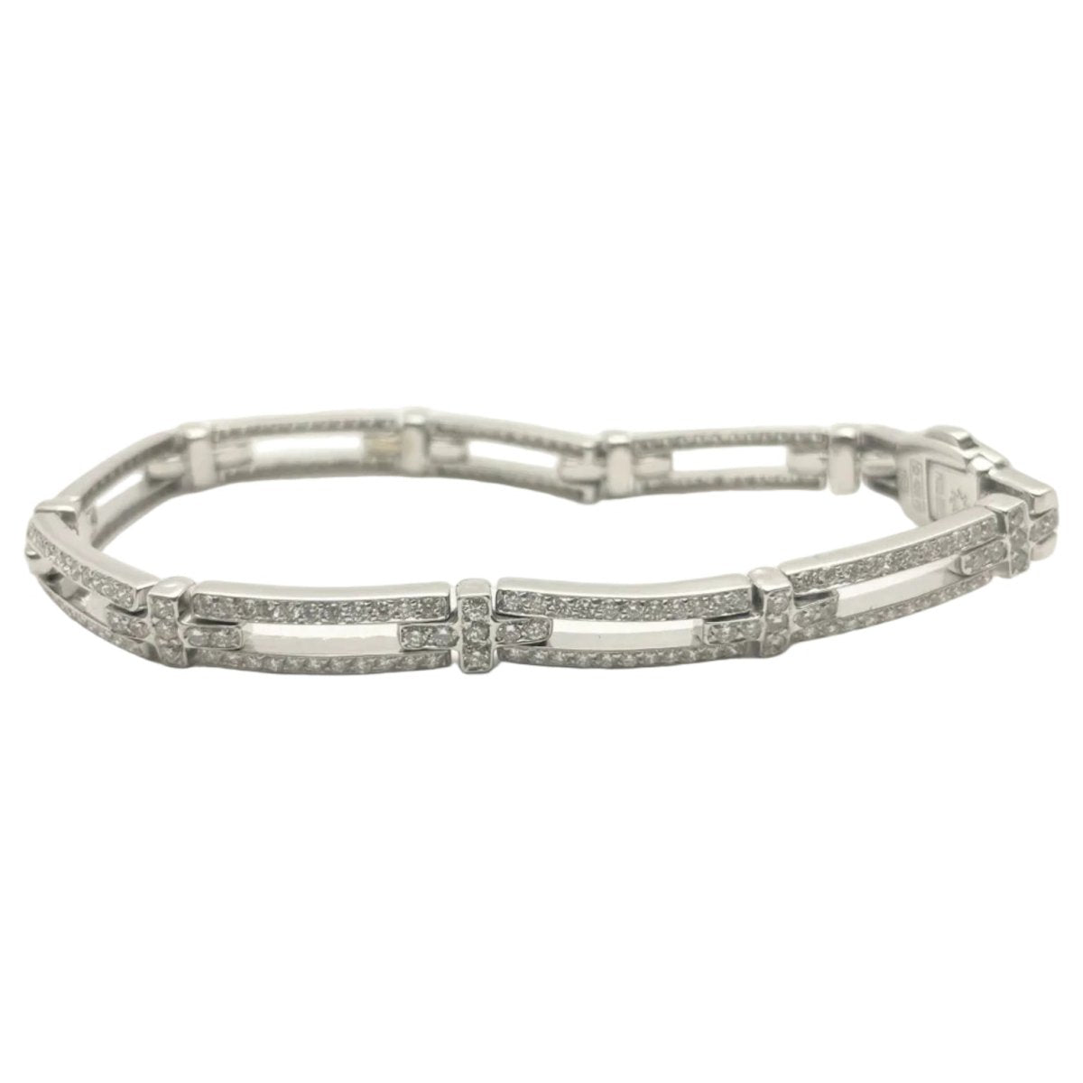 Bracelet Maille CHIMENTO en or blanc et diamants - Castafiore
