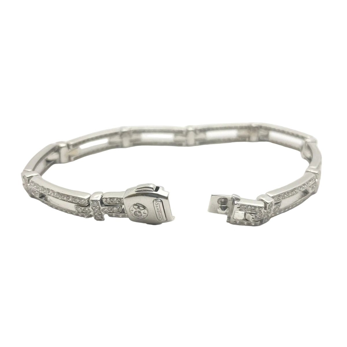 Bracelet Maille CHIMENTO en or blanc et diamants - Castafiore
