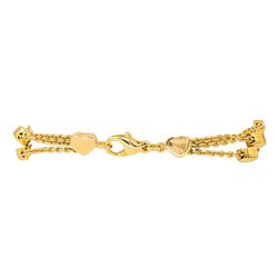Bracelet Maille CHOPARD "Love Happy Diamonds" en or jaune et diamants - Castafiore