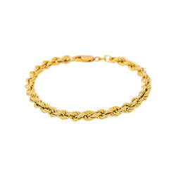 Bracelet Maille Corde Or jaune - Castafiore