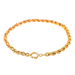 Bracelet Maille Corde Or rose - Castafiore