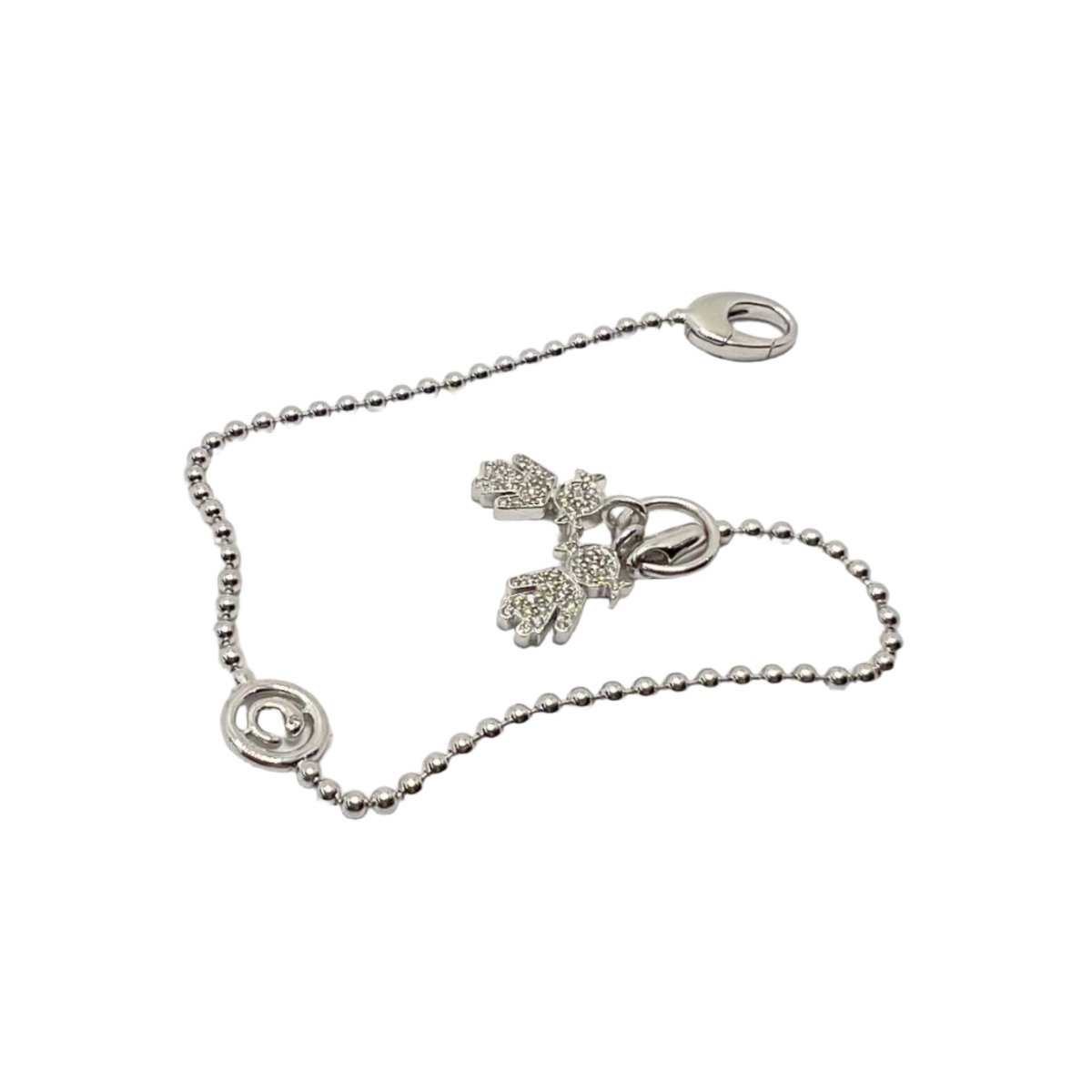 Bracelet Maille CRIVELLI en or blanc et diamants - Castafiore