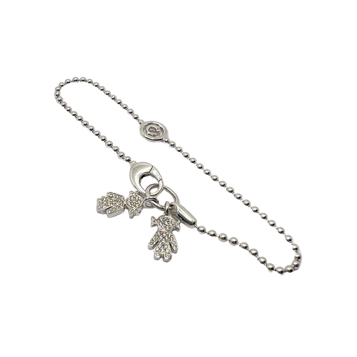 Bracelet Maille CRIVELLI en or blanc et diamants - Castafiore