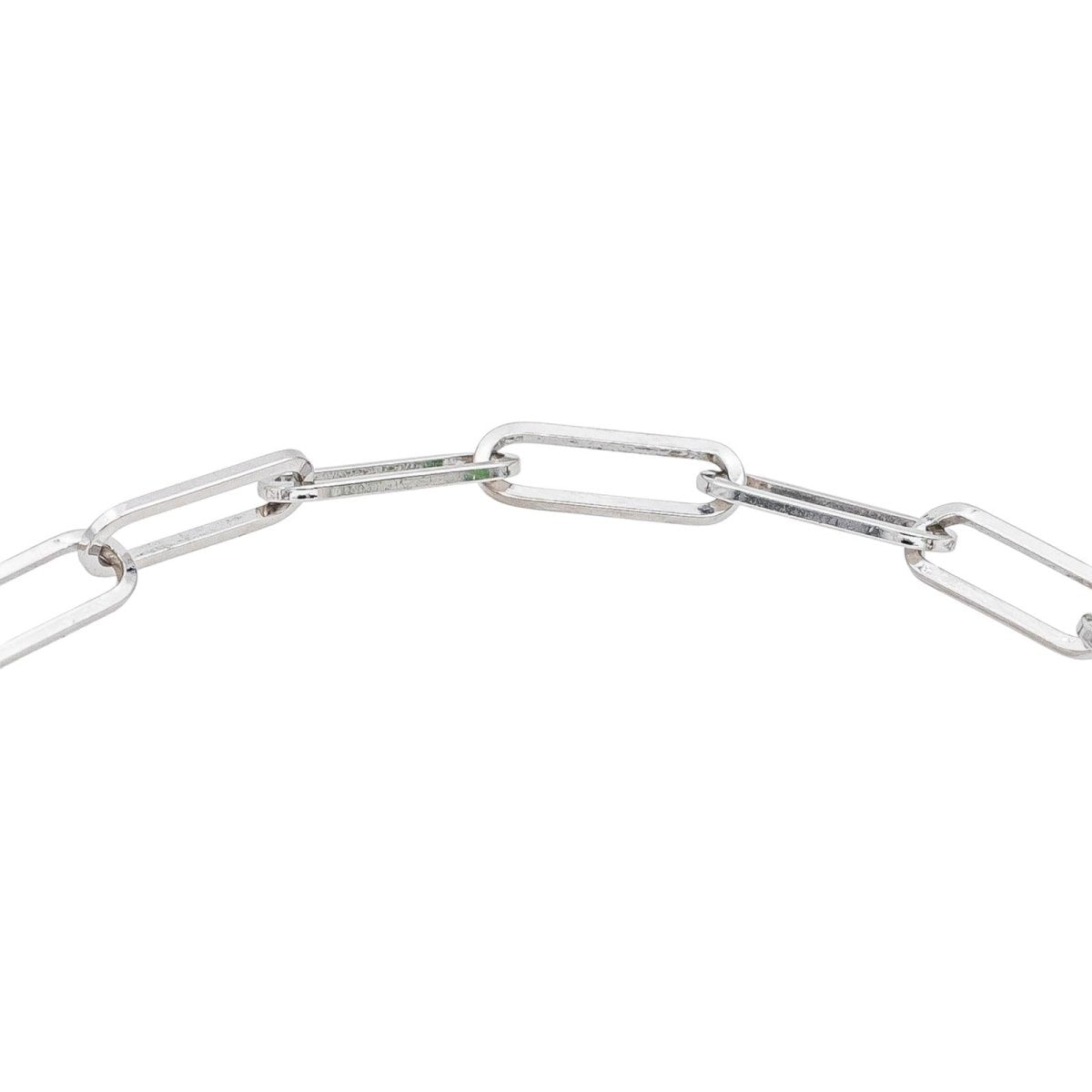 Bracelet Maille DINH VAN "Maillon" en or blanc - Castafiore