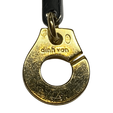 Bracelet Maille DINH VAN "Menottes" en or jaune et acier - Castafiore