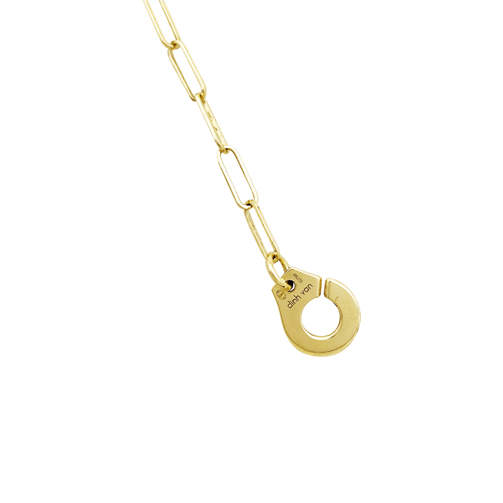 Bracelet Maille DINH VAN "Menottes R10" en or jaune - Castafiore