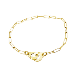 Bracelet Maille DINH VAN "Menottes R10" en or jaune - Castafiore