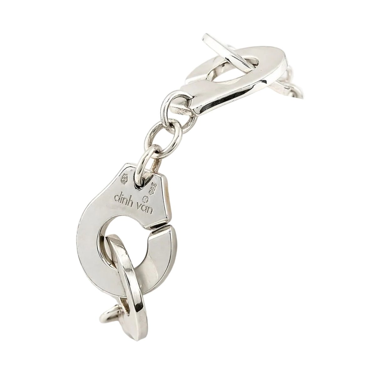 Bracelet Maille DINH VAN "Menottes R20" en argent - Castafiore