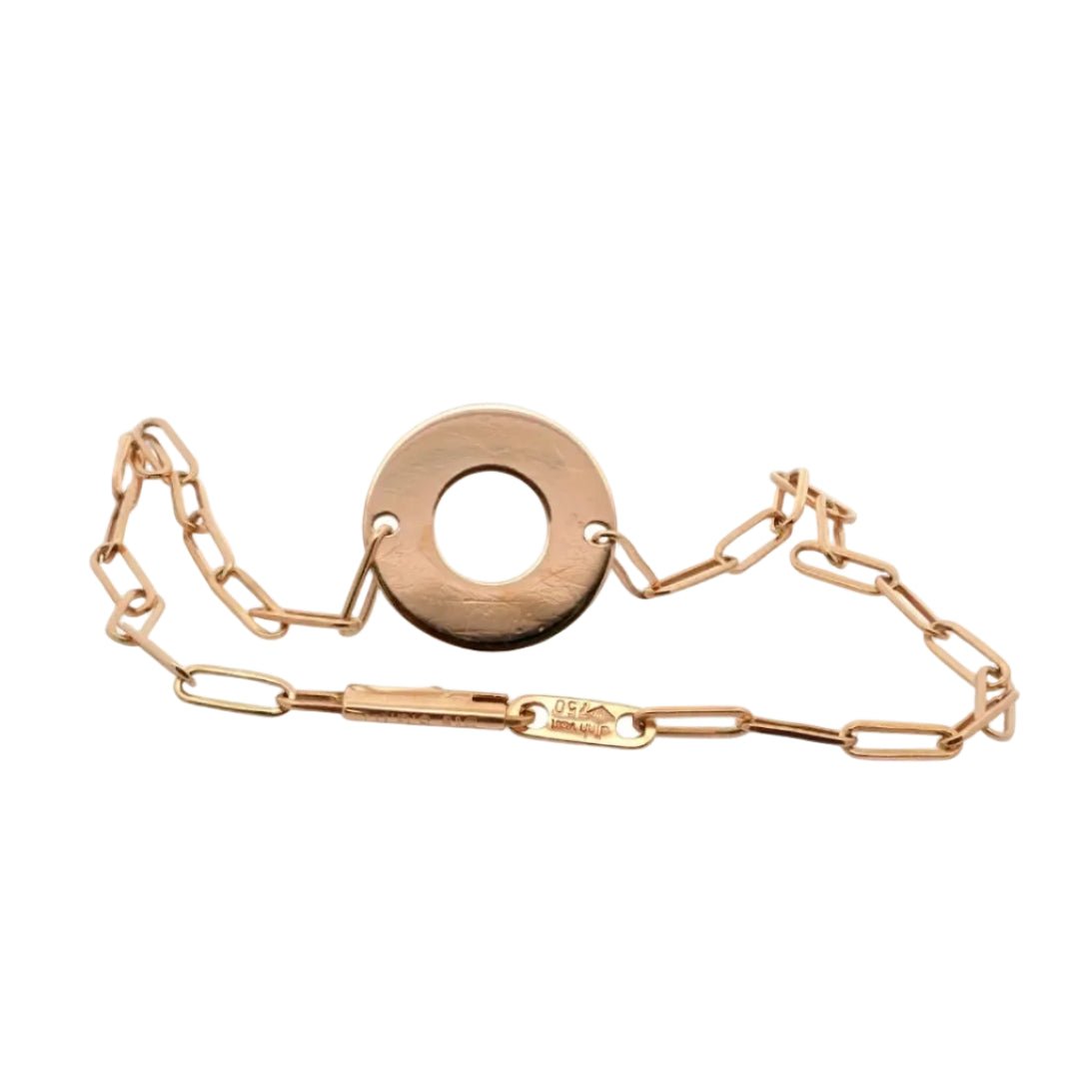 Bracelet Maille DINH VAN "R14" en or jaune - Castafiore