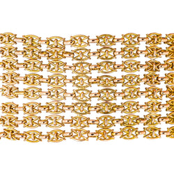 Bracelet maille drapée Or rose - Castafiore