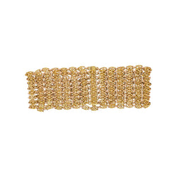 Bracelet maille drapée Or rose - Castafiore