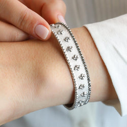 Bracelet Maille en or blanc - Castafiore
