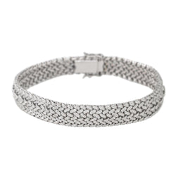 Bracelet Maille en or blanc - Castafiore