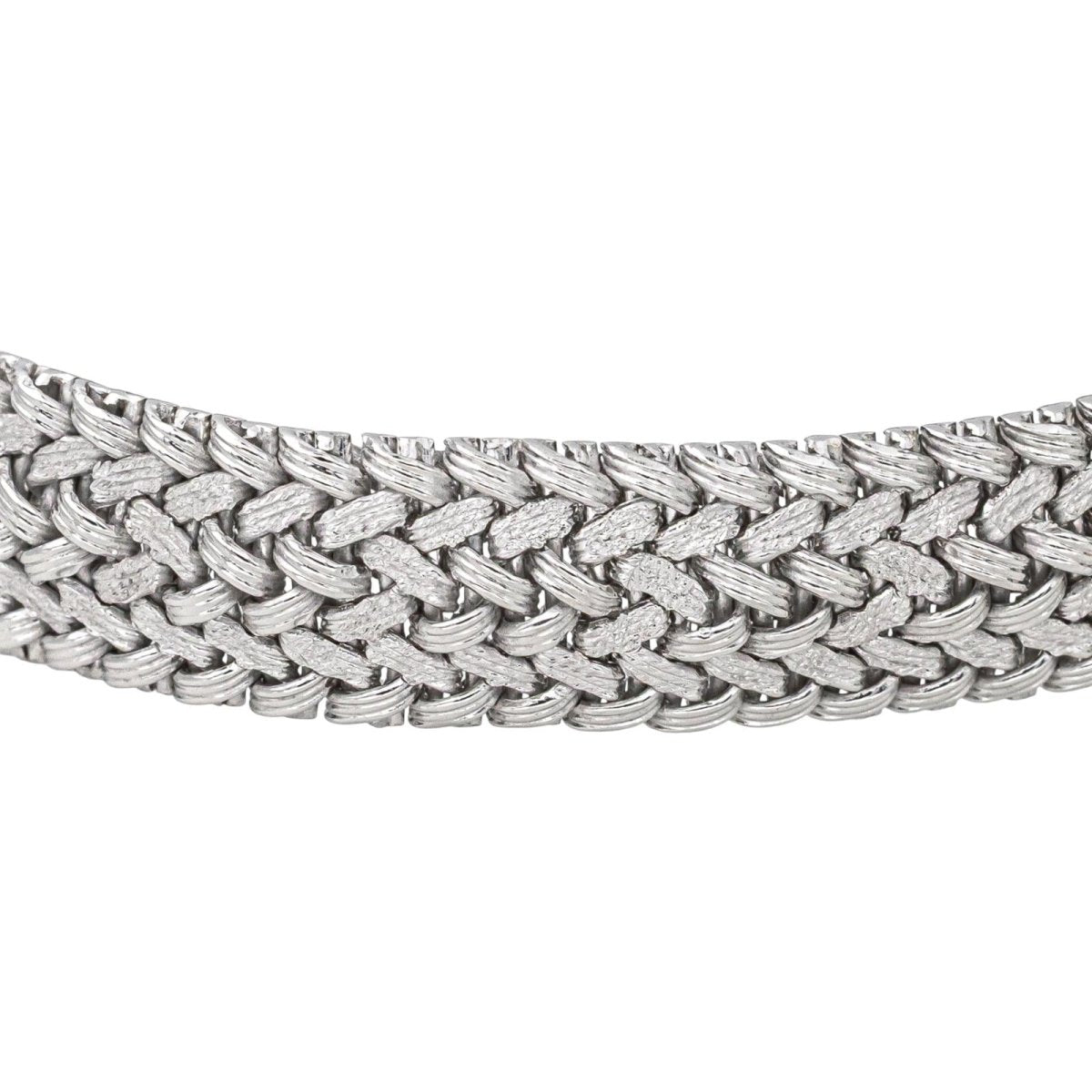 Bracelet Maille en or blanc - Castafiore