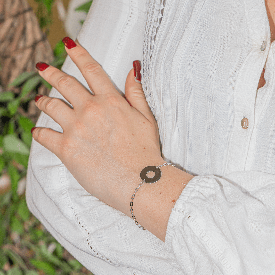 Bracelet Maille en or blanc - Castafiore