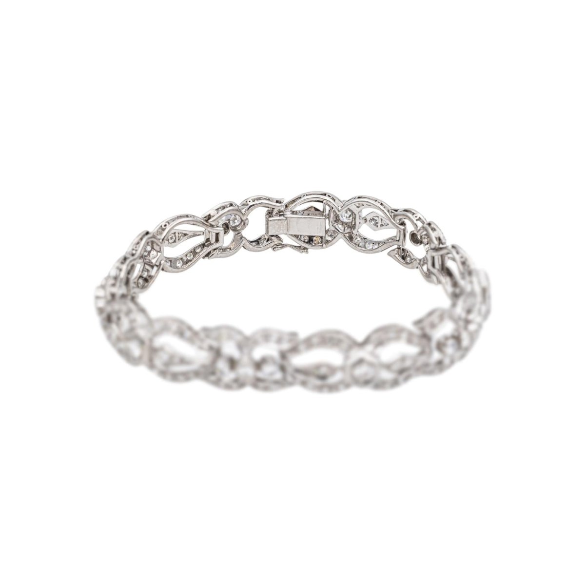 Bracelet Maille en or blanc et diamants - Castafiore
