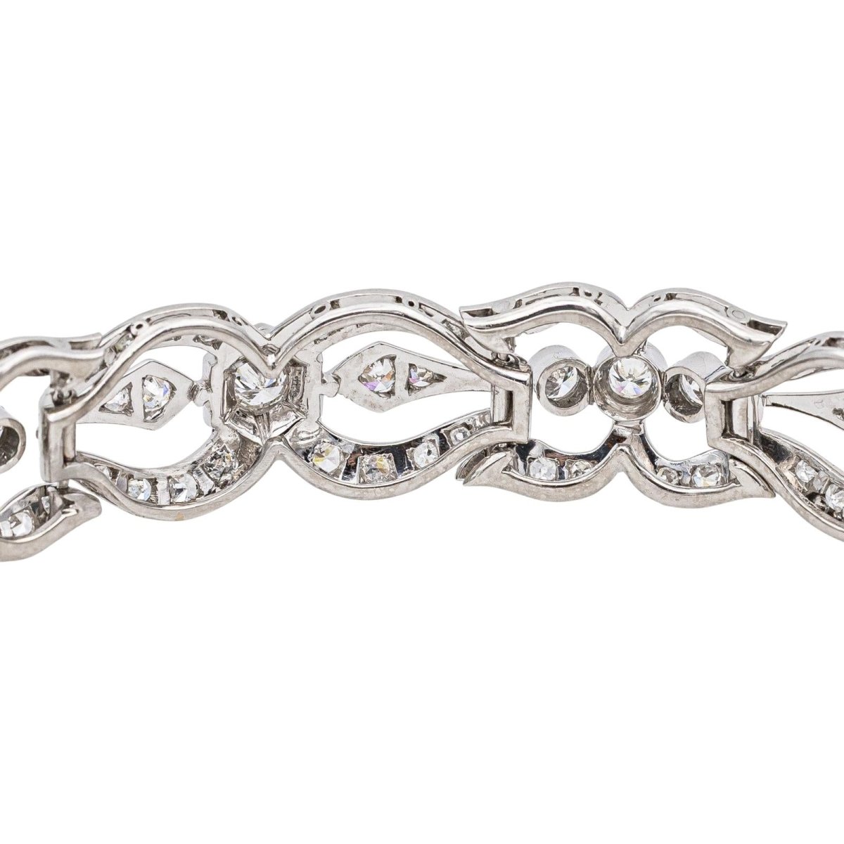Bracelet Maille en or blanc et diamants - Castafiore