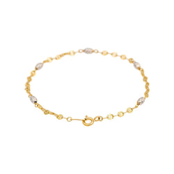 Bracelet Maille en or blanc et or jaune - Castafiore