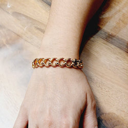 Bracelet Maille en or champagne - Castafiore