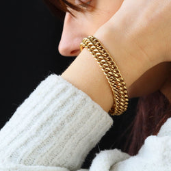 Bracelet Maille en or jaune - Castafiore