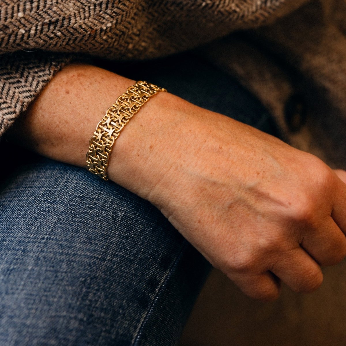 Bracelet Maille en or jaune