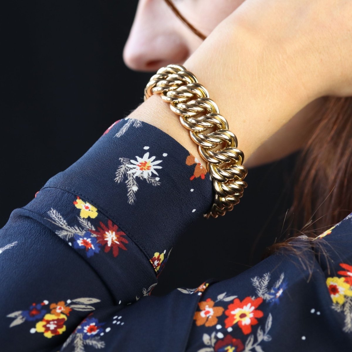 Bracelet Maille en or jaune - Castafiore