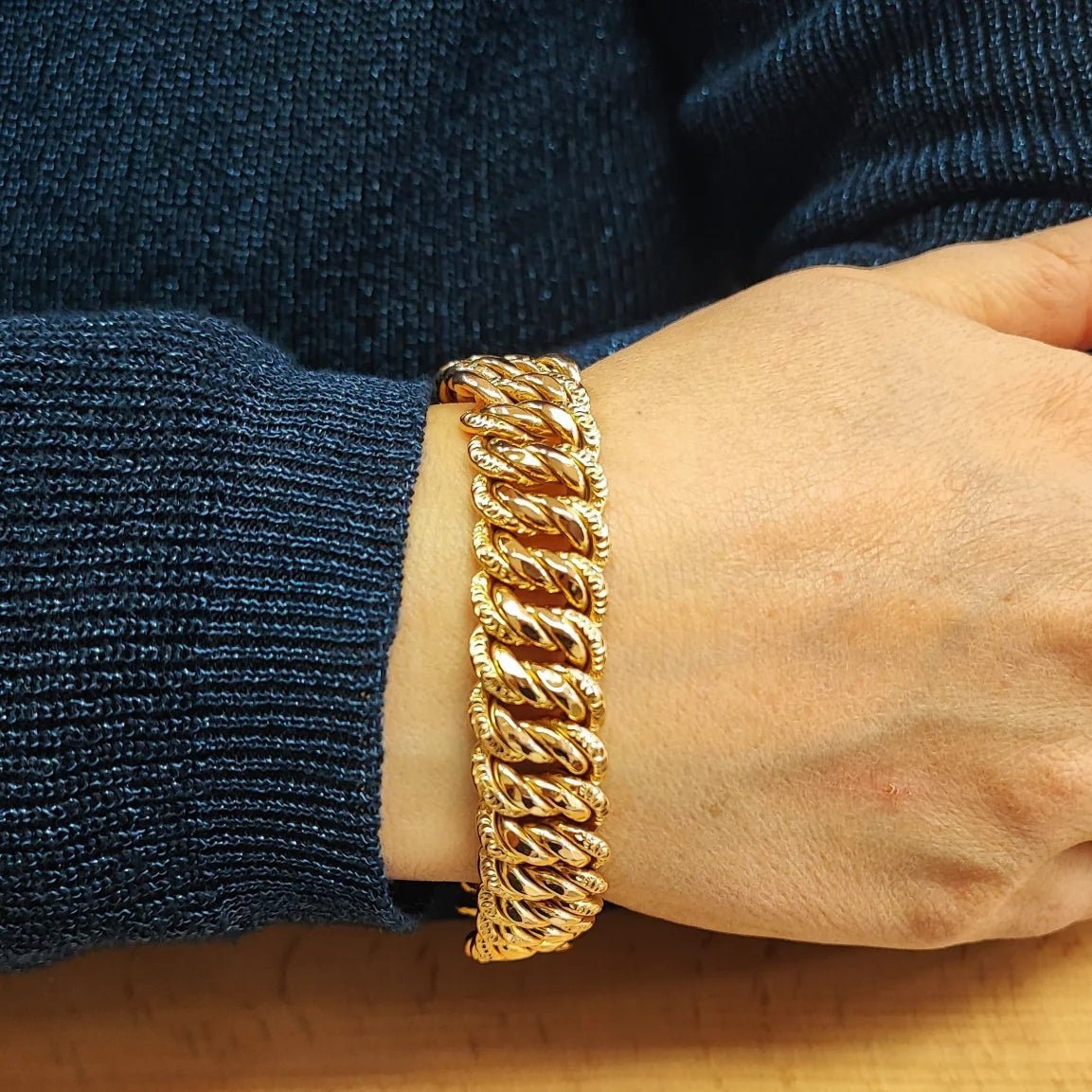 Bracelet Maille en or jaune - Castafiore