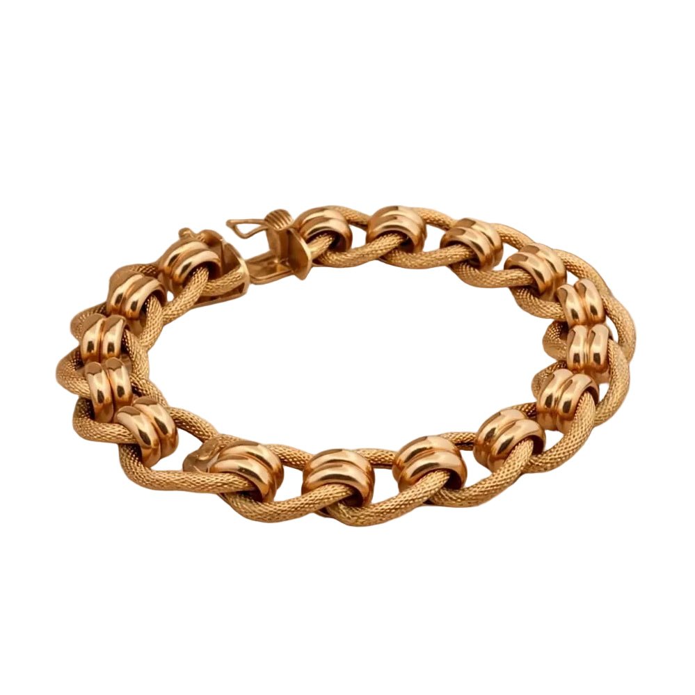 Bracelet Maille en or jaune - Castafiore