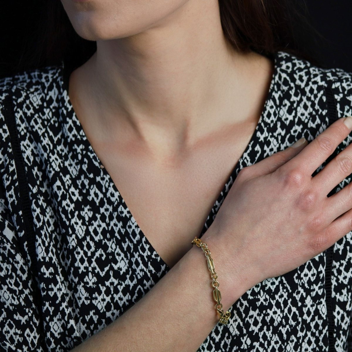 Bracelet Maille en or jaune - Castafiore