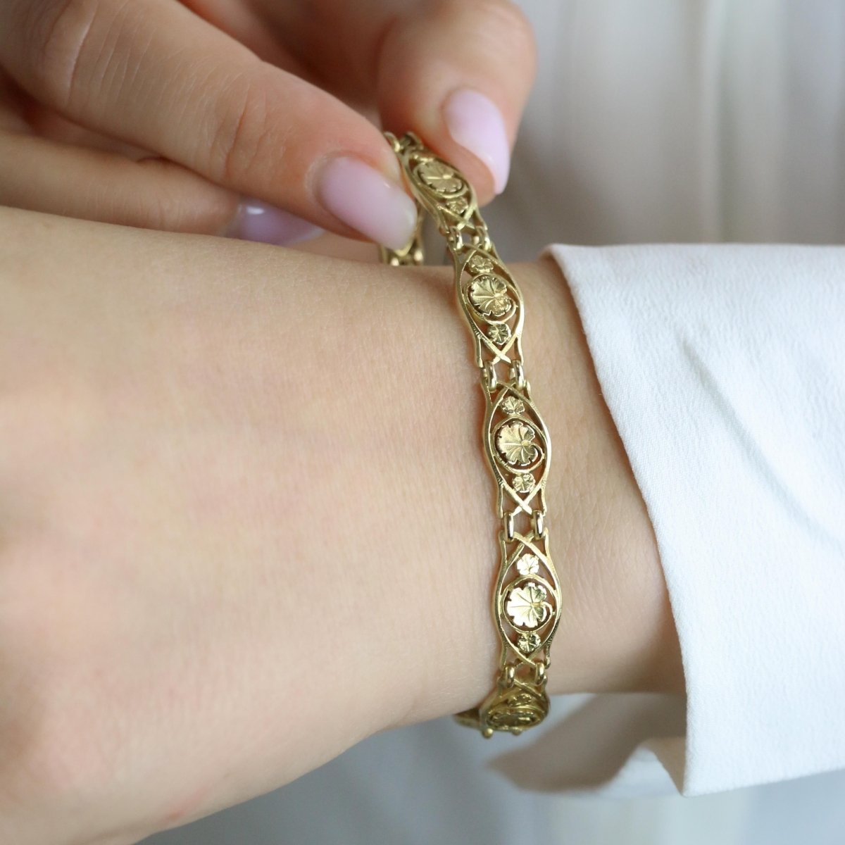 Bracelet Maille en or jaune - Castafiore