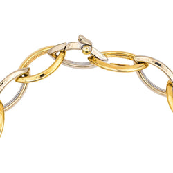 Bracelet Maille en or jaune et or blanc - Castafiore